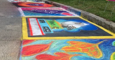 Chalk Walk City Hall